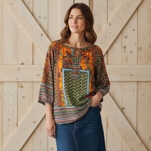 Bohemian Pheasant Style Top